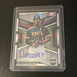 2023 Panini Elite Extra Edition - Darwin Hernandez Numbered Signatures (AU, RC)